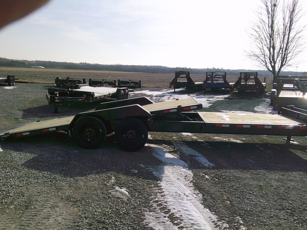 83" X 24' Tilt-N-Go Tandem Axle Tilt Deck I-Beam Frame