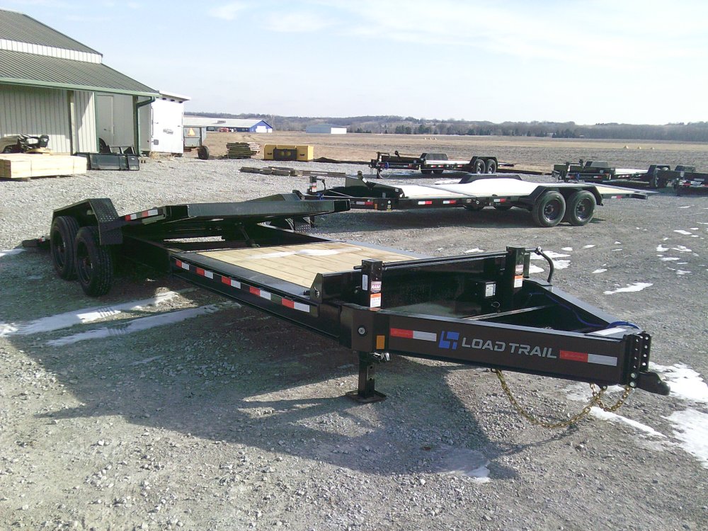83" X 24' Tilt-N-Go Tandem Axle Tilt Deck I-Beam Frame