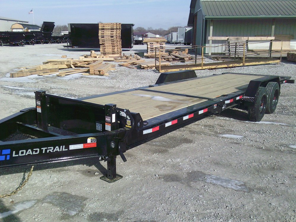 83" X 24' Tilt-N-Go Tandem Axle Tilt Deck I-Beam Frame