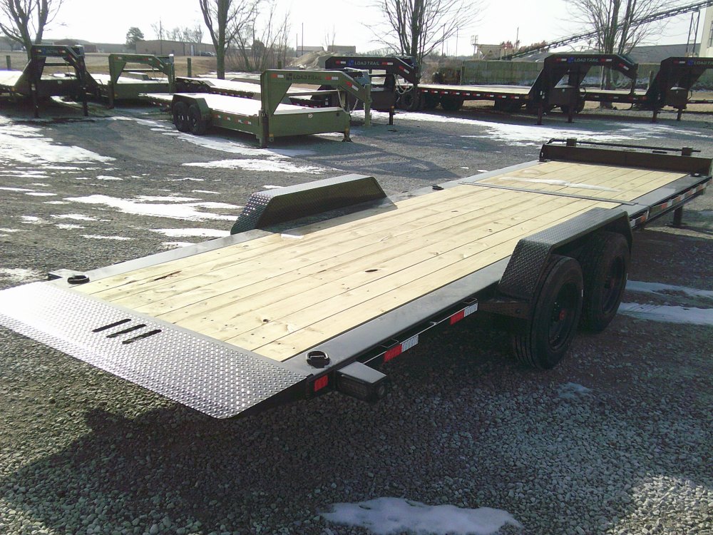 83" X 24' Tilt-N-Go Tandem Axle Tilt Deck I-Beam Frame