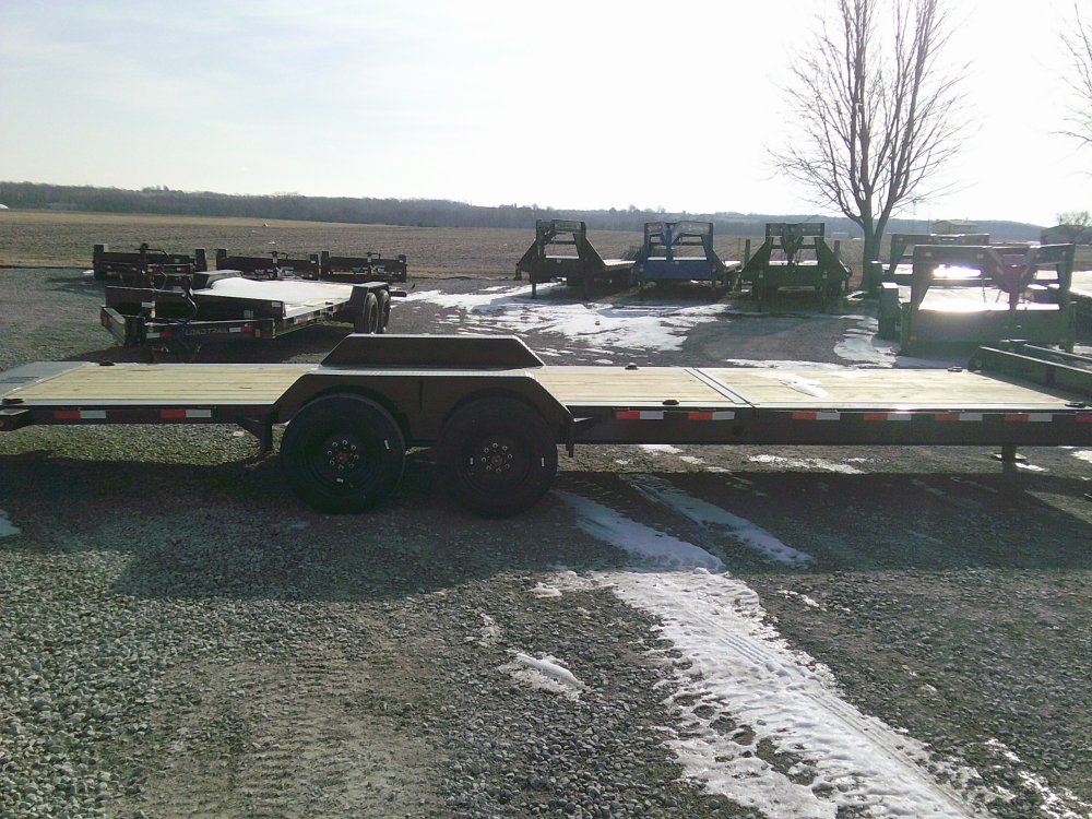 83" X 24' Tilt-N-Go Tandem Axle Tilt Deck I-Beam Frame