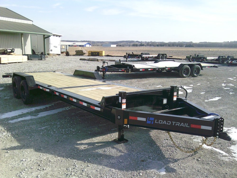 83" X 24' Tilt-N-Go Tandem Axle Tilt Deck I-Beam Frame