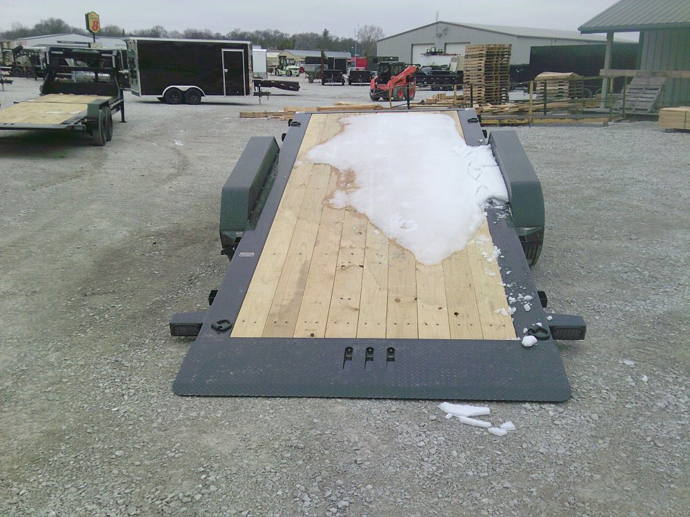 83" X 22' Tilt-N-Go Tandem Axle Tilt Deck I-Beam Frame