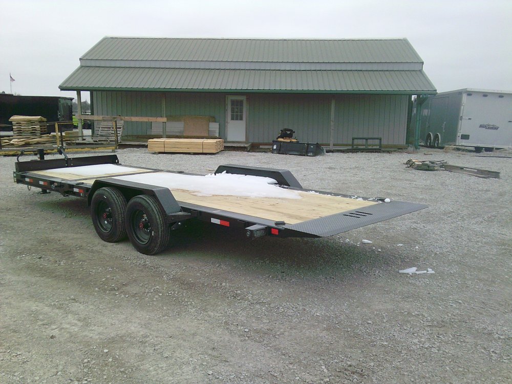 83" X 22' Tilt-N-Go Tandem Axle Tilt Deck I-Beam Frame