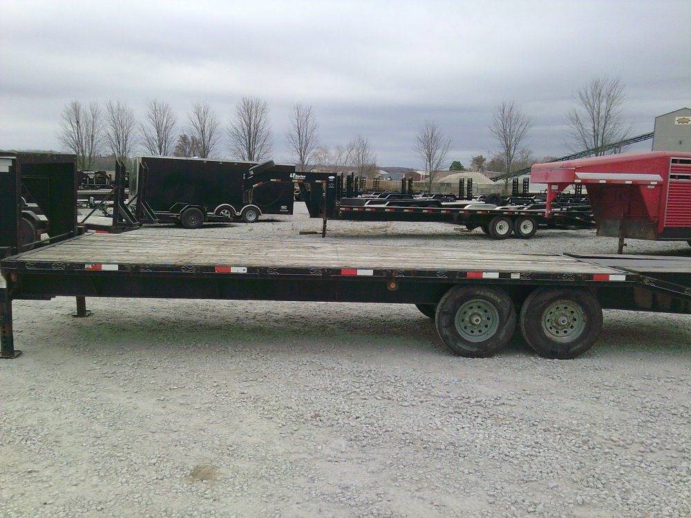 USED 2007 Load Master 102" x 25' Gooseneck Trailer - 14,000 GVWR - VIN#4JLNF25227G000140