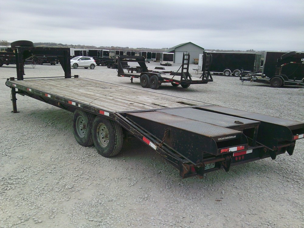 USED 2007 Load Master 102" x 25' Gooseneck Trailer - 14,000 GVWR - VIN#4JLNF25227G000140