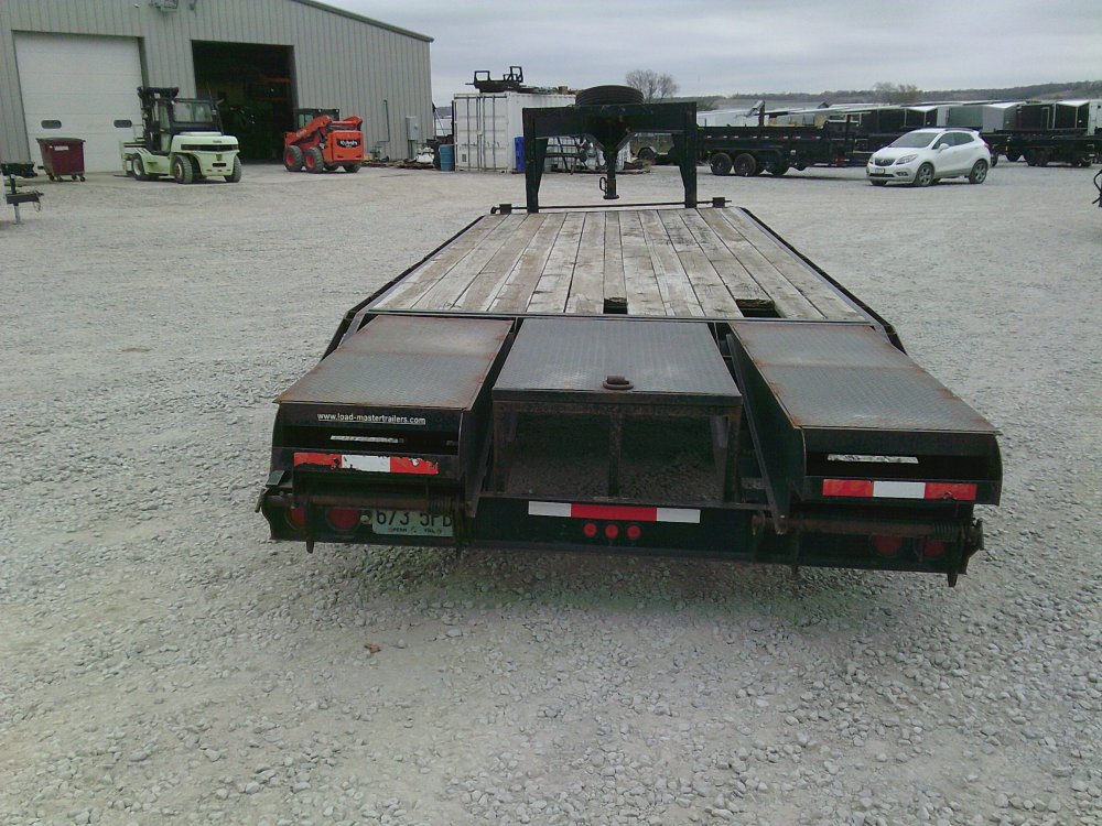 USED 2007 Load Master 102" x 25' Gooseneck Trailer - 14,000 GVWR - VIN#4JLNF25227G000140