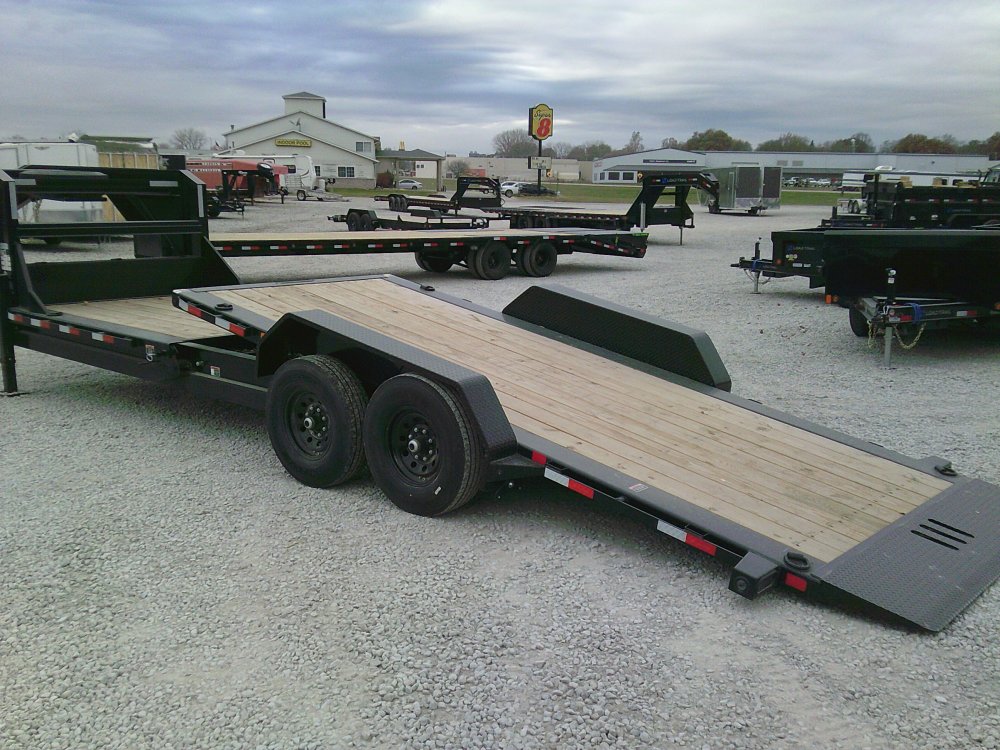 83" X 24' Tilt-N-Go Gooseneck Tandem Axle Tilt Deck I-Beam Frame -14K