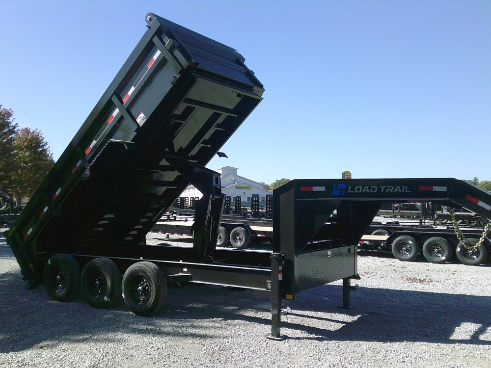83" x 16' Triple Axle Gooseneck Low-Pro Dump