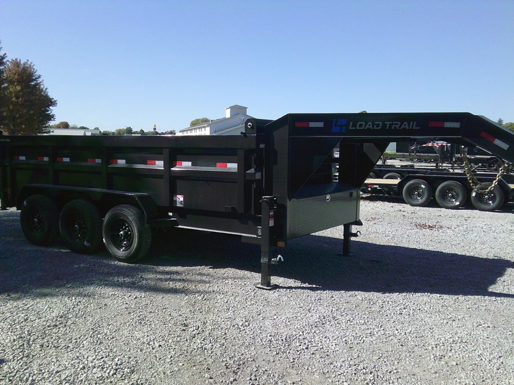 83" x 16' Triple Axle Gooseneck Low-Pro Dump