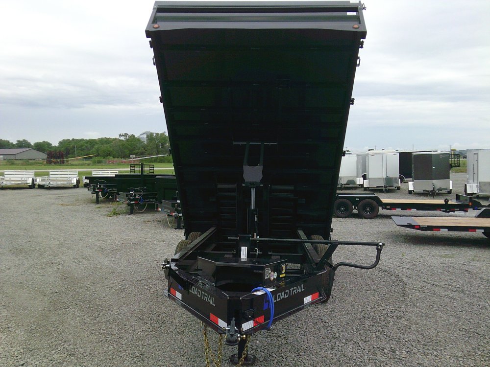 96" x 14' Tandem Axle Pintle Hook Deck Over Dump -14K