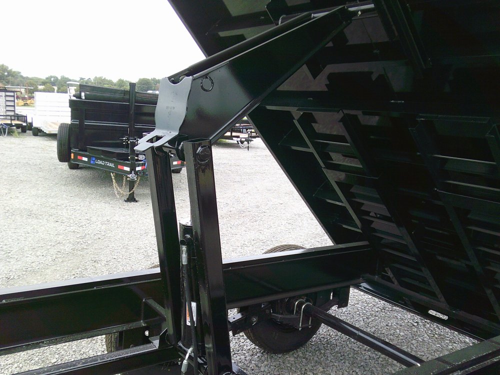 96" x 14' Tandem Axle Pintle Hook Deck Over Dump -14K