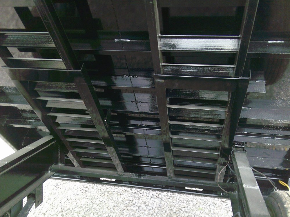 96" x 14' Tandem Axle Pintle Hook Deck Over Dump -14K