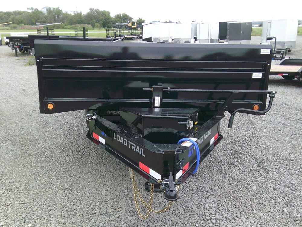 96" x 14' Tandem Axle Pintle Hook Deck Over Dump -14K