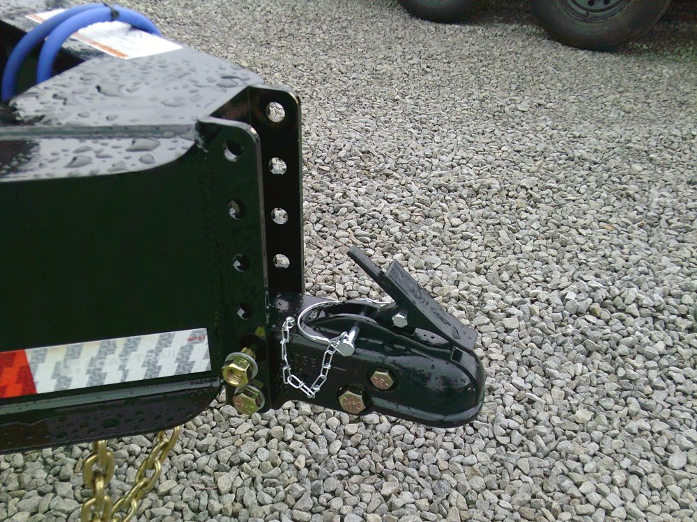 96" x 14' Tandem Axle Pintle Hook Deck Over Dump -14K