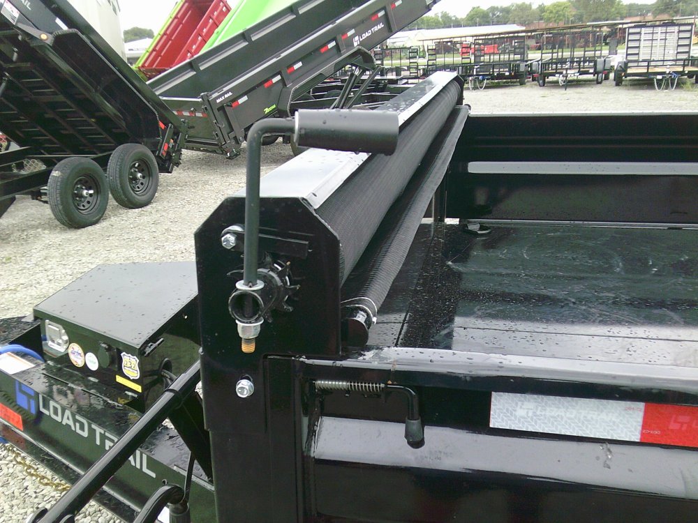 96" x 14' Tandem Axle Pintle Hook Deck Over Dump -14K