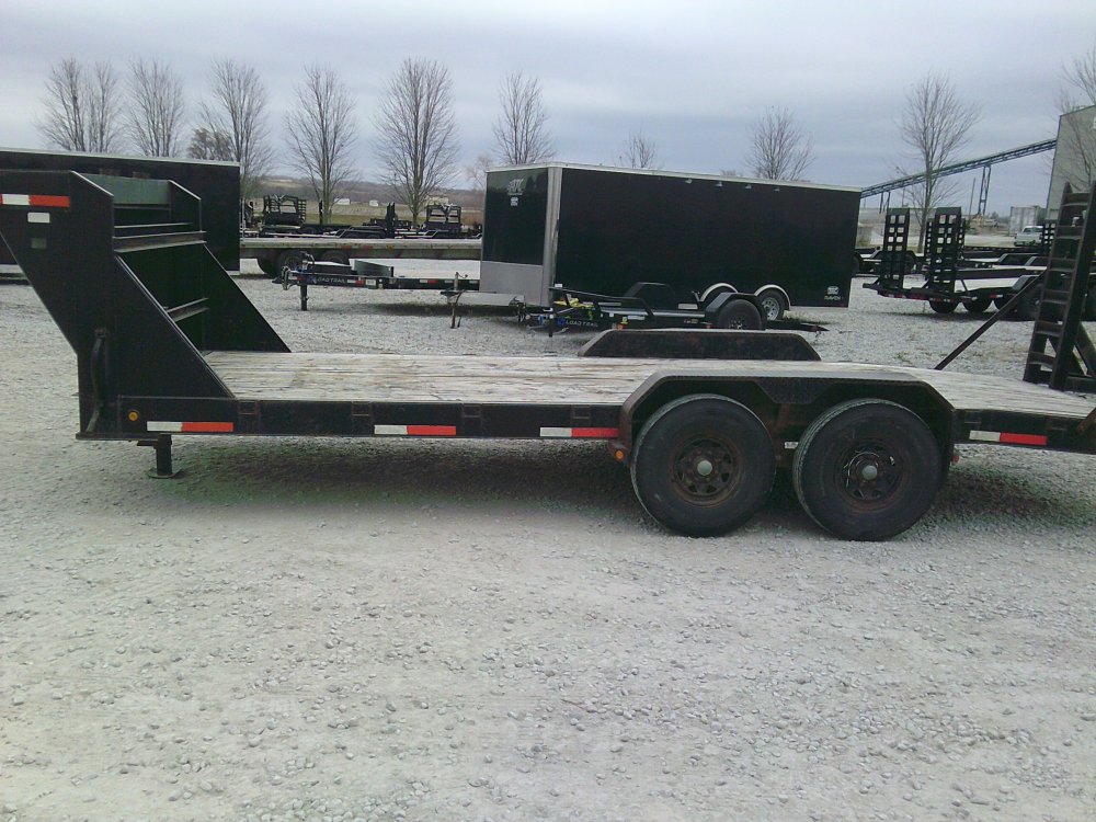 Used 2009 Express Trailer 83" x 80' Gooseneck Equipment Trailer - 14,000 lb GVWR - VIN# 1Z9LB2023911