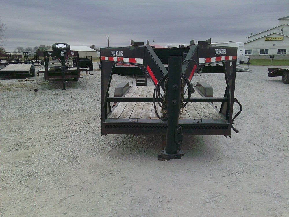 Used 2009 Express Trailer 83" x 80' Gooseneck Equipment Trailer - 14,000 lb GVWR - VIN# 1Z9LB2023911