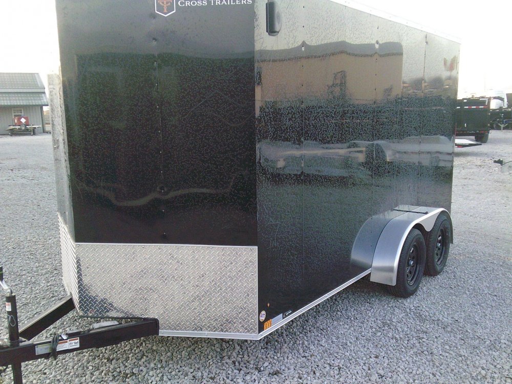 7X14 Enclosed Cross Trailer 7K