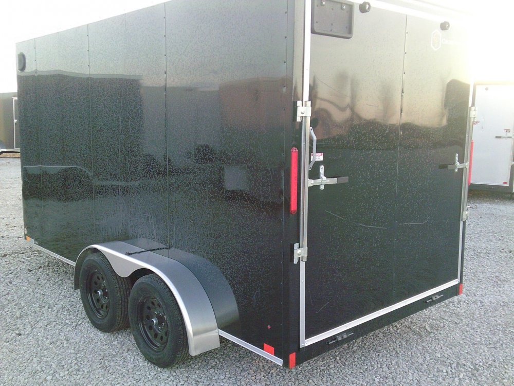 7X14 Enclosed Cross Trailer 7K