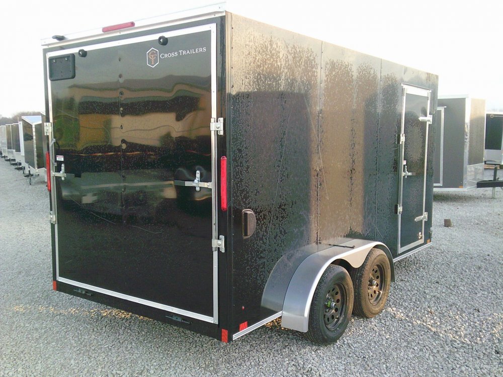 7X14 Enclosed Cross Trailer 7K
