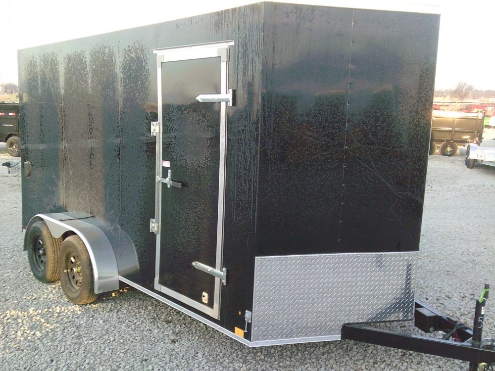 7X14 Enclosed Cross Trailer 7K
