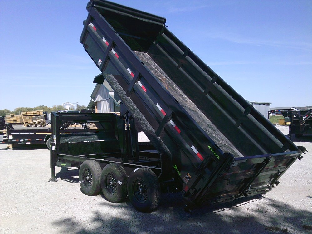 83" x 16' Triple Axle Gooseneck Low-Pro Dump