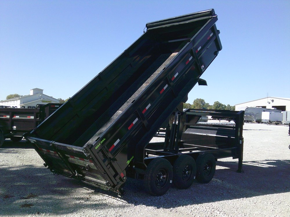 83" x 16' Triple Axle Gooseneck Low-Pro Dump