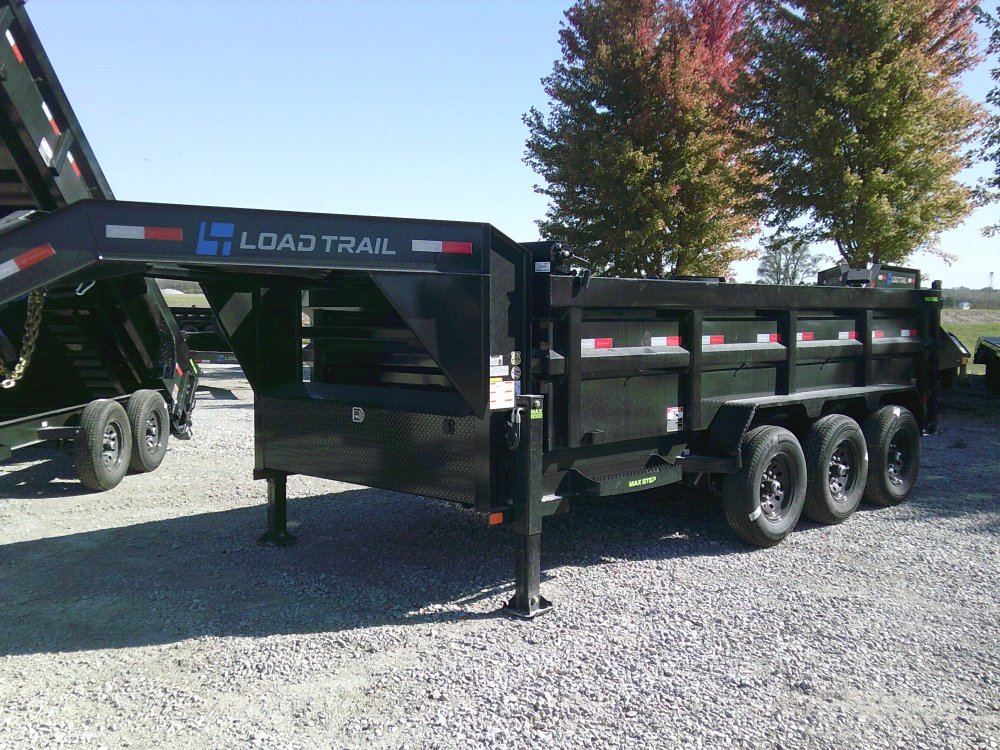 83" x 16' Triple Axle Gooseneck Low-Pro Dump