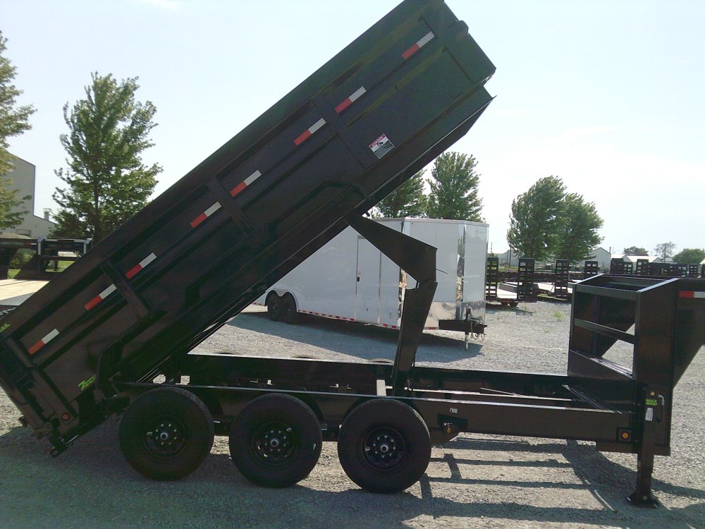 83" x 16' Triple Axle Gooseneck Low-Pro Dump