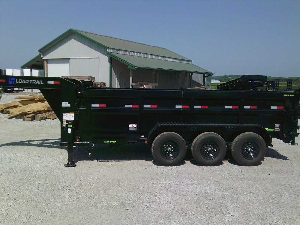 83" x 16' Triple Axle Gooseneck Low-Pro Dump