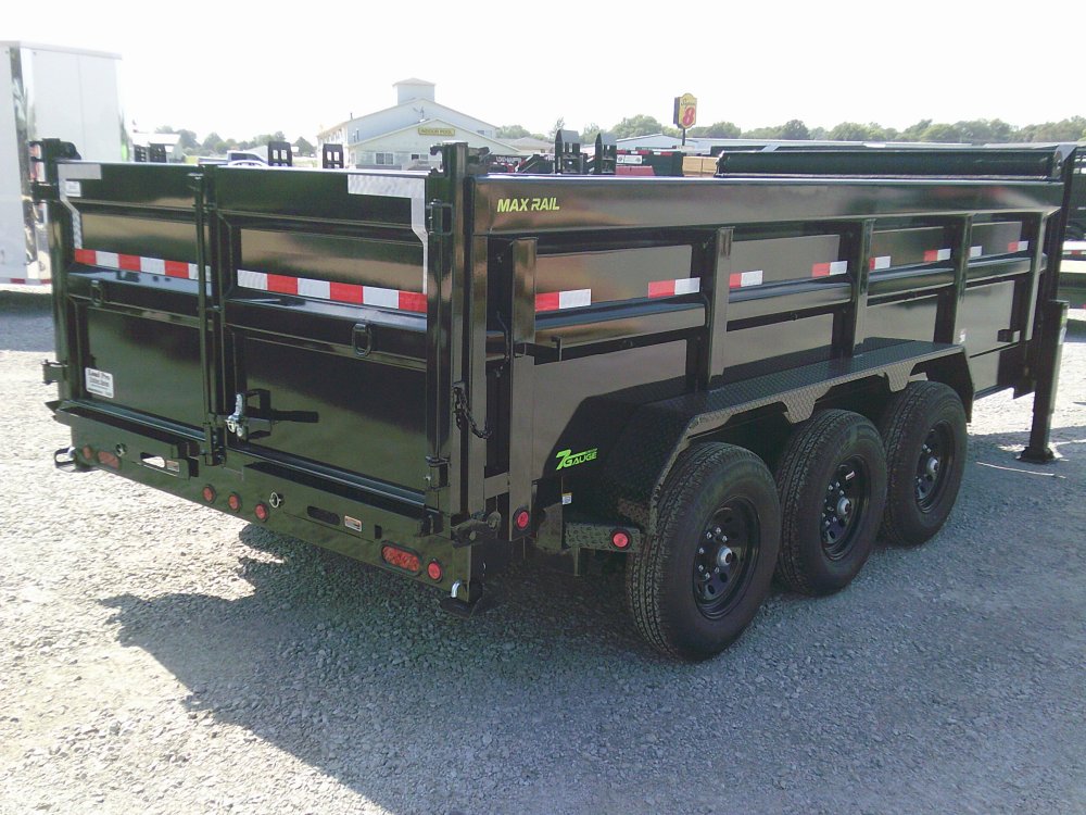 83" x 16' Triple Axle Gooseneck Low-Pro Dump