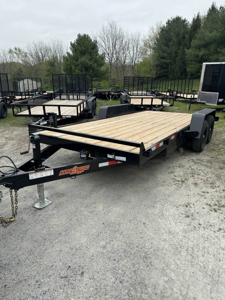 Down 2 Earth 7 x 20 Car Hauler Trailer
