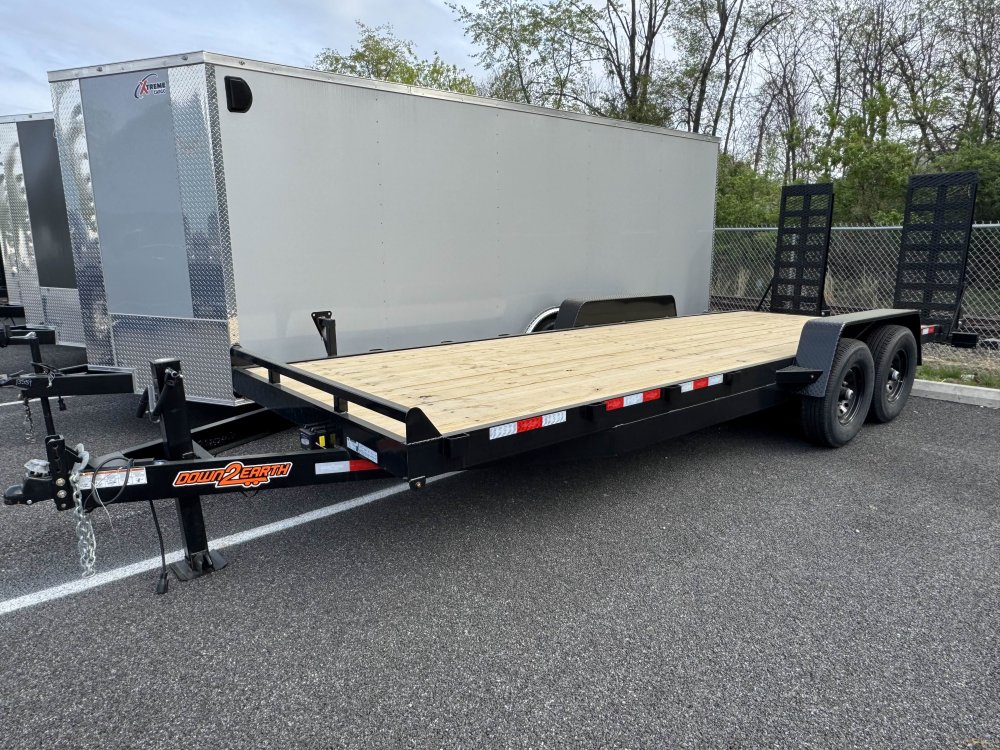Down 2 Earth 7 x 20 Equipment Trailer (14K)
