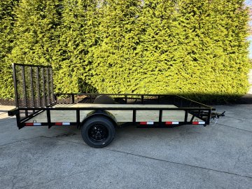 Down 2 Earth 7 x 14 TA Utility Trailer