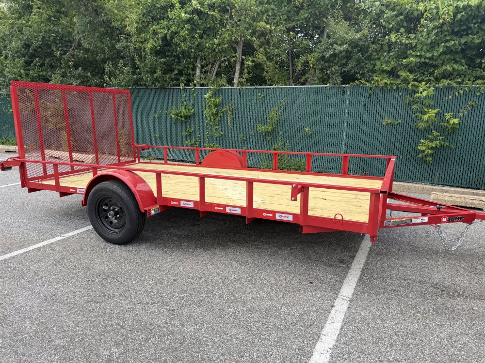 U Dump 7 x 14 Utility Trailer