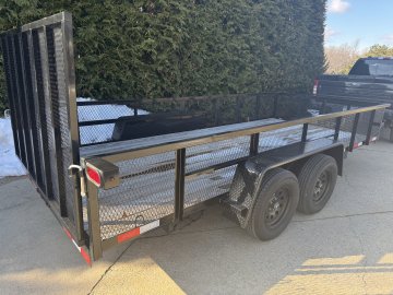 Down 2 Earth 7 x 16 Utility Trailer