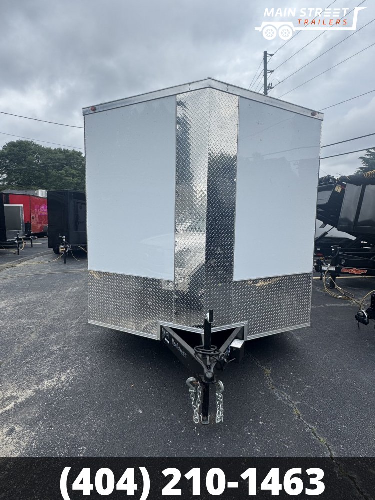 8.5 X16 T/A WHITE, POLY CORE, 5200LB AXLES AND 7' INTERIOR HEIGHT