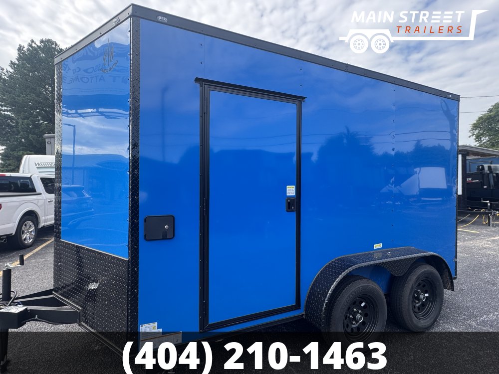 7X12T/A PEPSI BLUE CONCESSION TRAILER WITH ELITE WATER AND ELECTRICAL PACKAGE