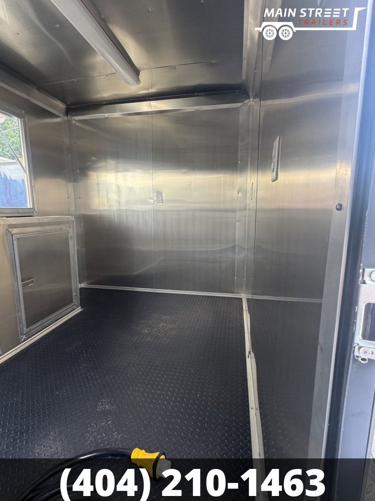 7X12T/A PEPSI BLUE CONCESSION TRAILER WITH ELITE WATER AND ELECTRICAL PACKAGE