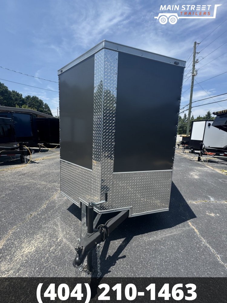 6X10 S/A CHARCOAL, CHROME WITH RAMPGATE