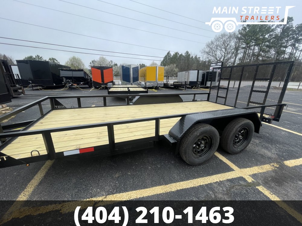 7X16 T/A UTILITY TRAILER WITH 7K AXLES