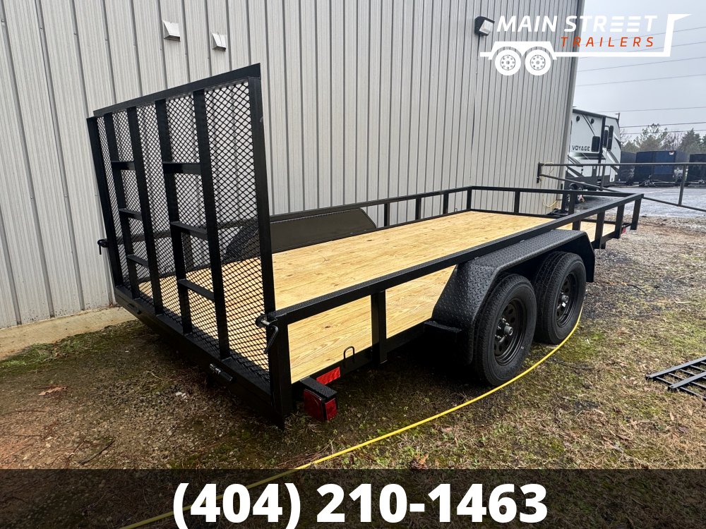 7X16 T/A UTILITY TRAILER WITH 7K AXLES