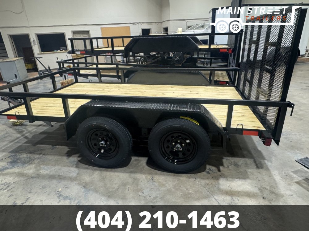 7X12 T/A UTILITY TRAILER WITH 7K AXLES