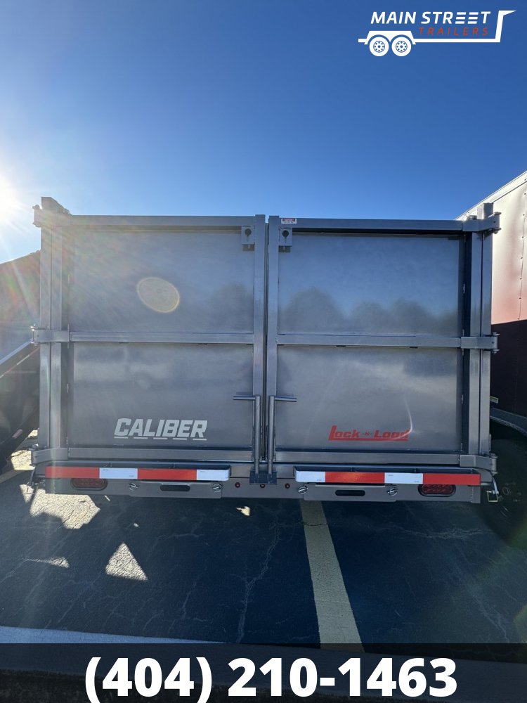 7 X14 T/A 14K GVWR DUMP TRAILER WITH 4' HEIGHT, 7GUAGE METAL