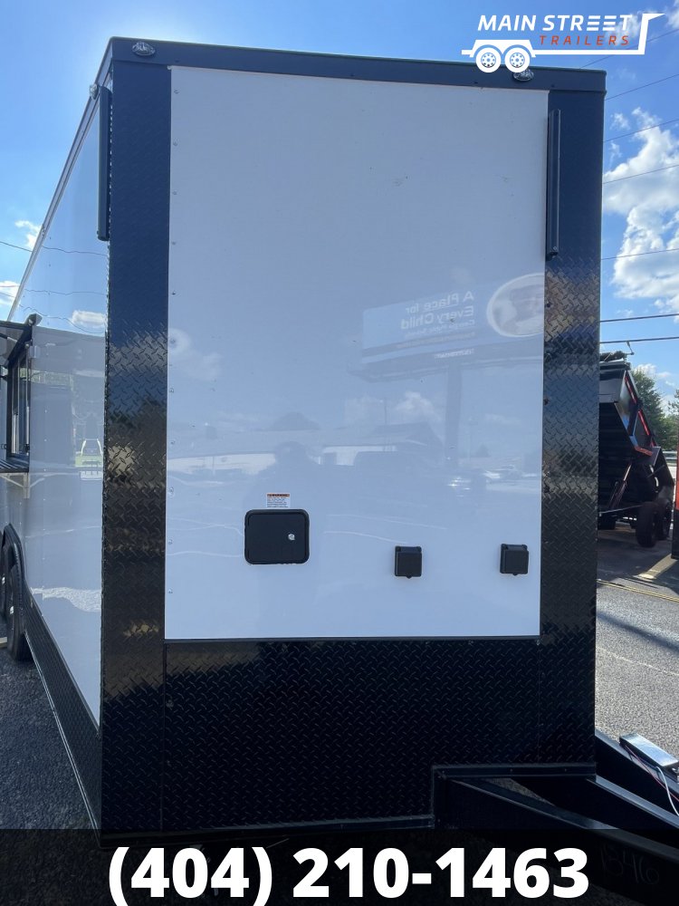 8.5 X 16 CONCESSION TRAILER, B/O POLY CORE AND 3X6 WINDOW