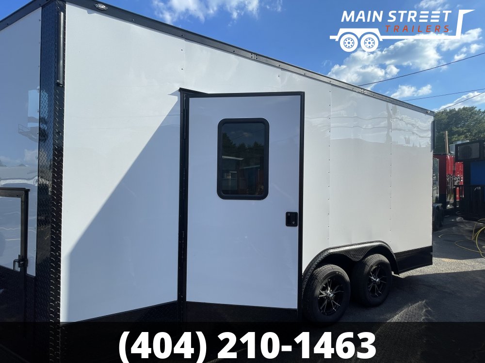 8.5 X 16 CONCESSION TRAILER, B/O POLY CORE AND 3X6 WINDOW