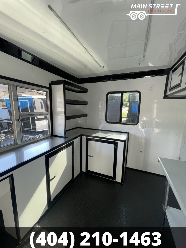 8.5 X 16 CONCESSION TRAILER, B/O POLY CORE AND 3X6 WINDOW