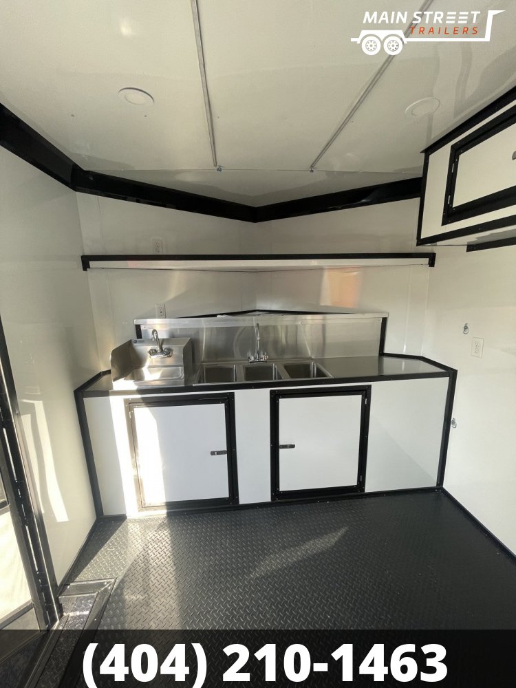 8.5 X 16 CONCESSION TRAILER, B/O POLY CORE AND 3X6 WINDOW