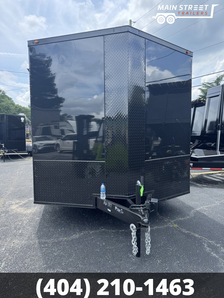 8.5X20 T/A BLACK, B/O POLY CORE, 5200LB AXLES AND 7' INTERIOR HEIGHT